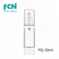 airless pump plastic luxury cosmetic serum bottles 15ml 20ml 30 ml 50ml